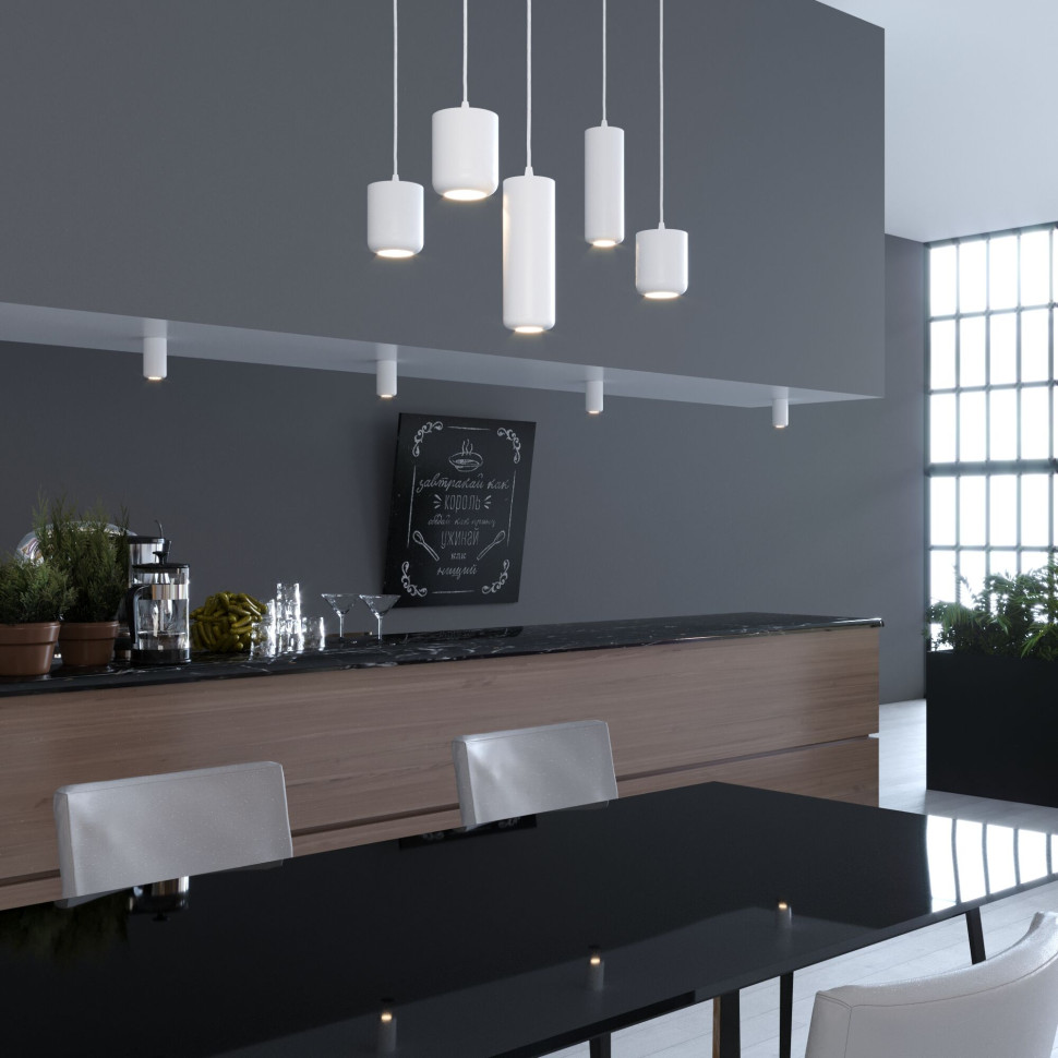 Подвесной светодиодный светильник 15W 4000K чёрный 50249 LED