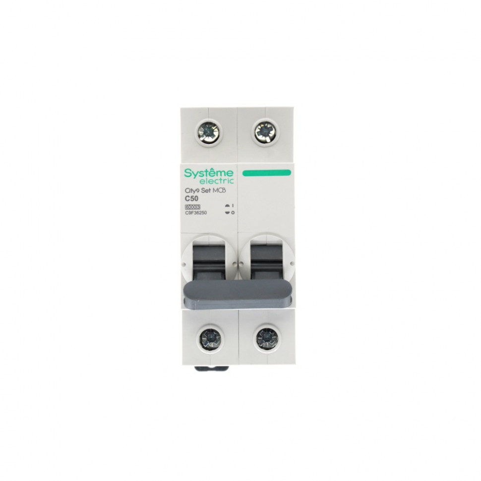 Автоматический выключатель (АВ) C 50А 2P 6kA 230В Systeme Electric City9 Set C9F36250