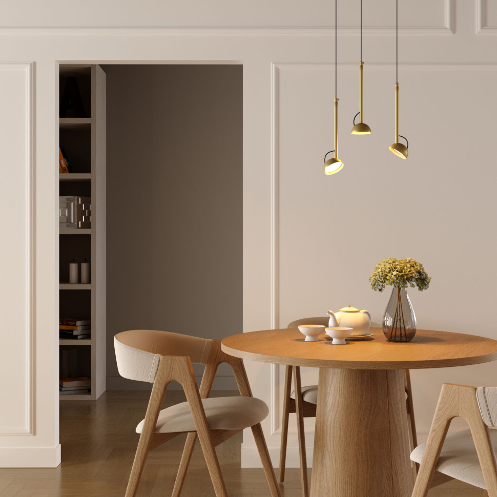 Светильник подвесной светодиодный Join 7W 4000K черный 50313 LED