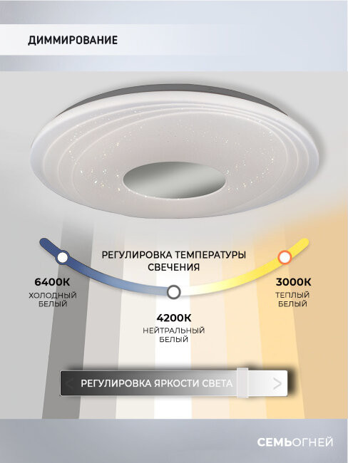 Потолочный светильник Seven Fires Лулладжа 45447.45.90.77