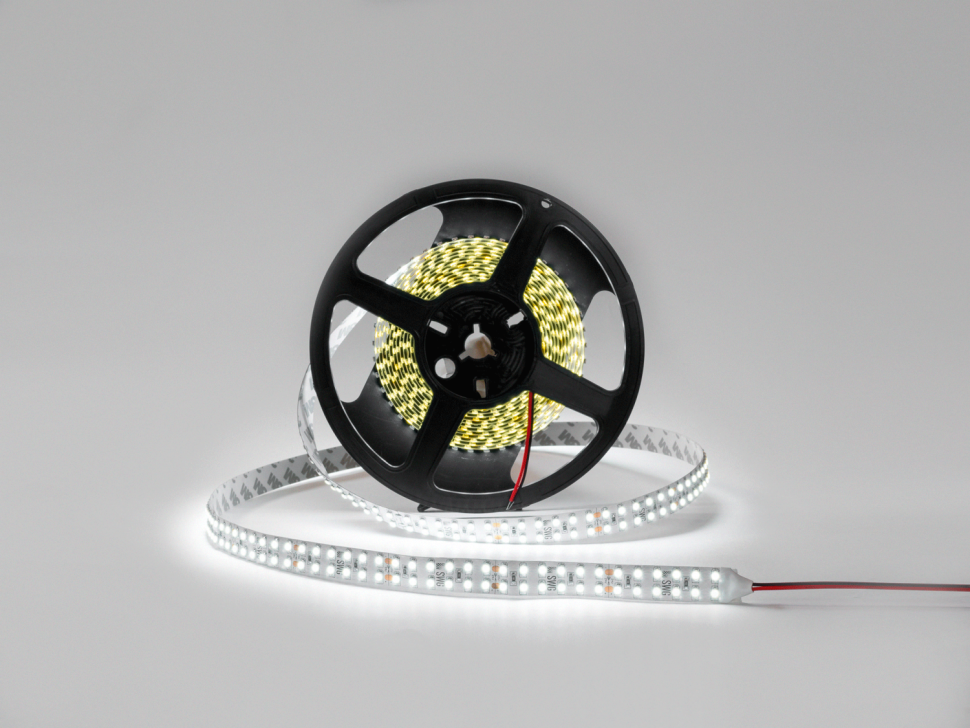  SWG Standard Светодиодная лента 3528, 240 LED/м, 19,2 Вт/м, 24В , IP20, Цвет: Холодный белый, SWG3240-24-19.2-W-M