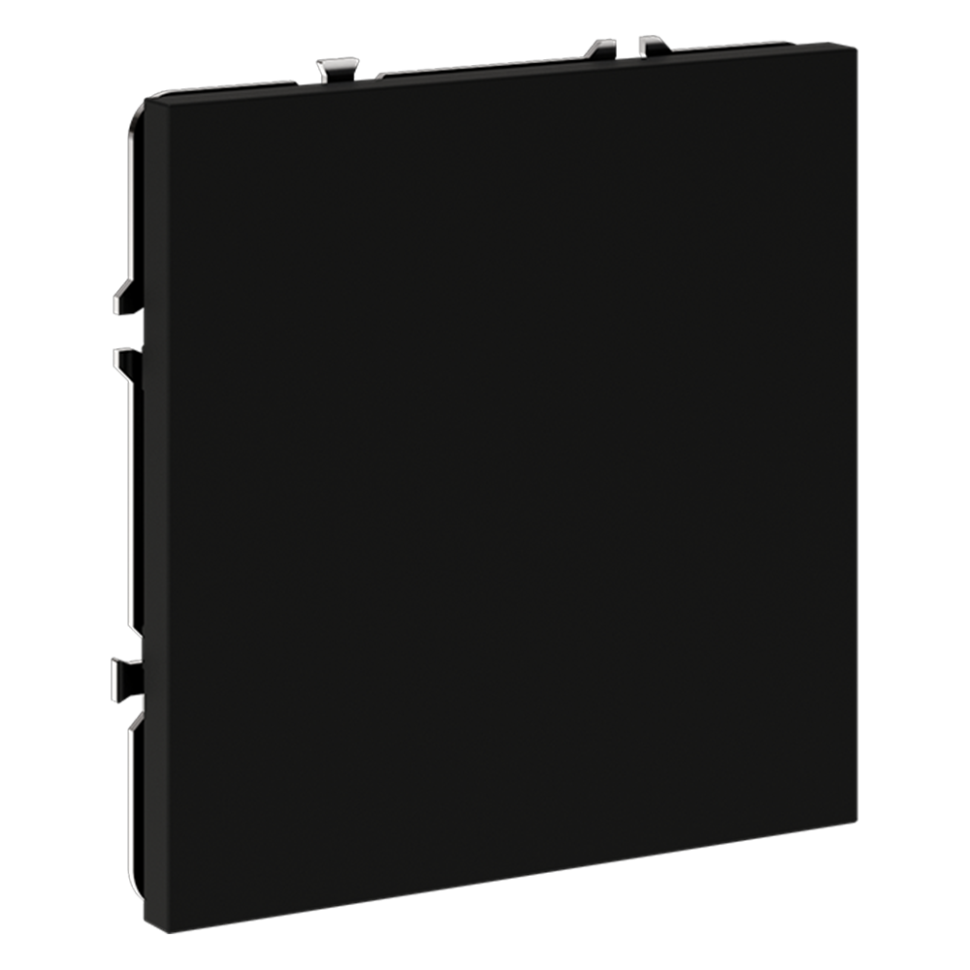 Заглушка VOLTUM S70 с суппортом, (черный матовый)