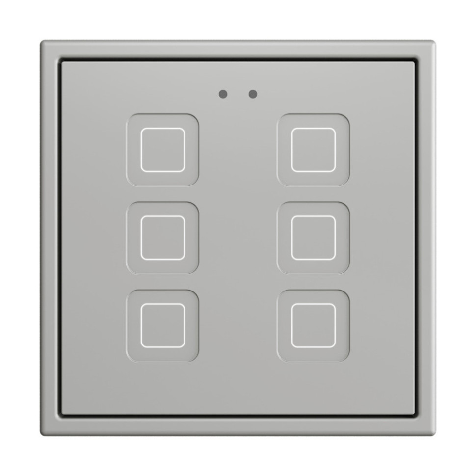 Выключатель сенсорный KNX, 70х70мм Zennio Tecla 70 X1/X2/X4/X6
