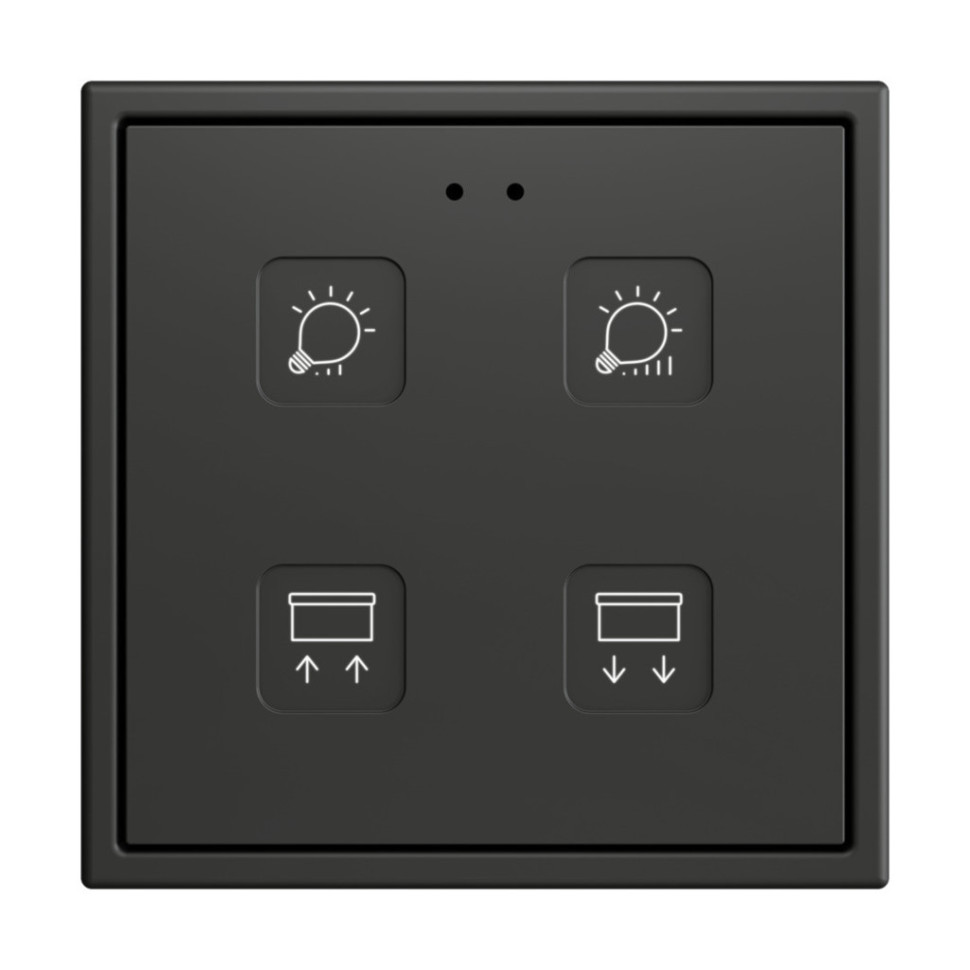 Выключатель сенсорный KNX, 70х70мм Zennio Tecla 70 X1/X2/X4/X6