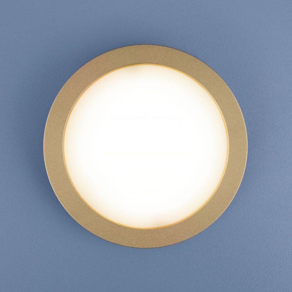 Встраиваемый светодиодный светильник Elektrostandard DSKR80 5W 4200K SGD золото матовый 4690389041303