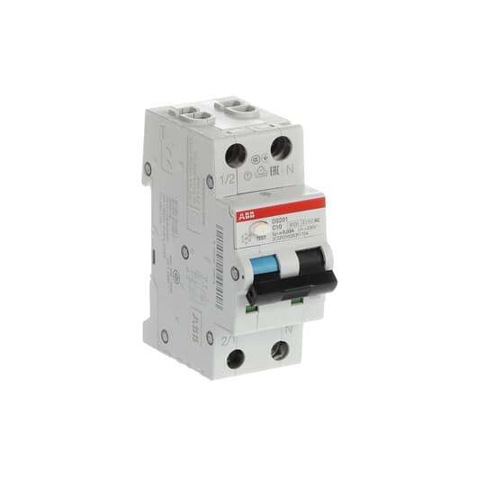 Дифференциальный автомат ABB DS201 C10 AC30 1P+N 10A 30мА 2CSR255080R1104