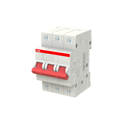 SHD203/16, рубильник ABB, 16А, 3P, 10кА, AC/DC, защита цепей, электрооборудование