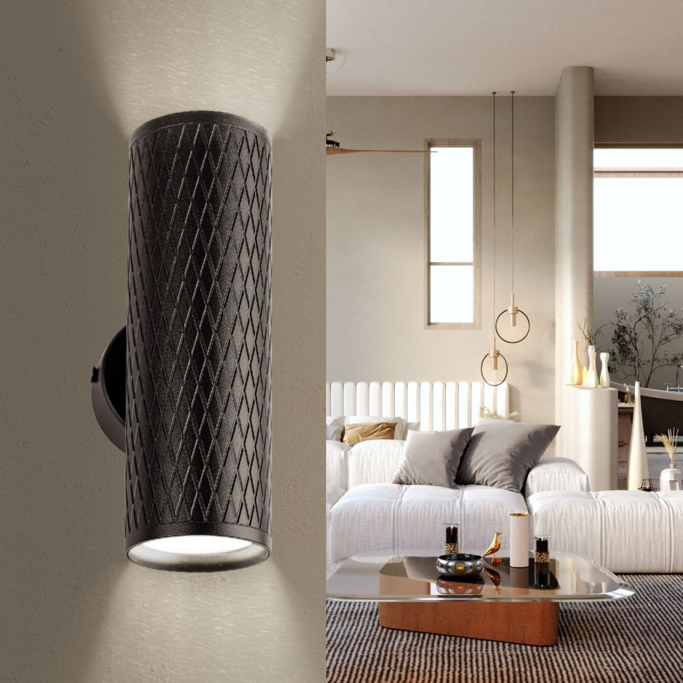 Настенный светильник Эра WL46 BK Б0058502