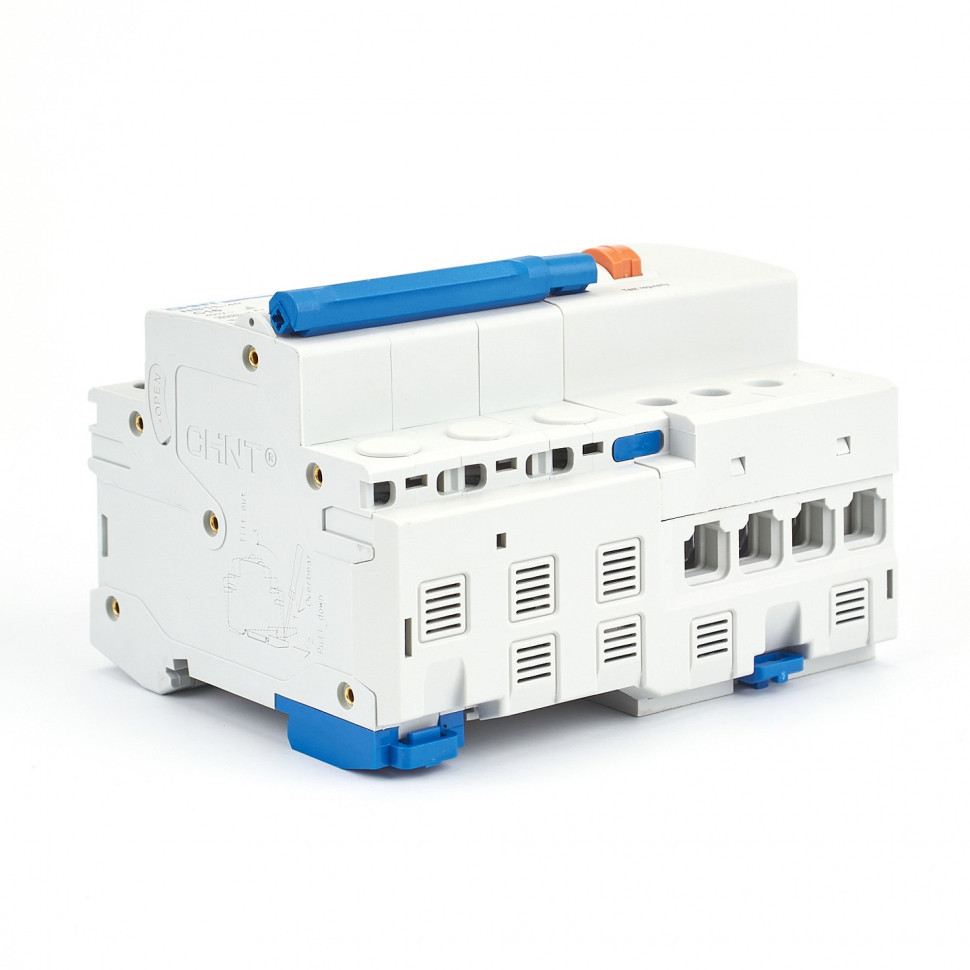 Дифференциальный автомат АВДT CHINT NB1L-40 3P 6kA х-ка С 16А тип АС 30mA (R) 198023