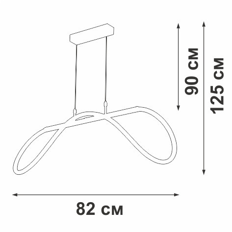 Подвесной светильник Vitaluce V3896-0/1S