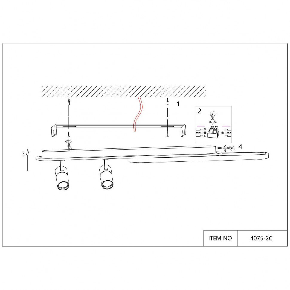 Настенно-потолочный светильник Favourite Planar 4075-2C