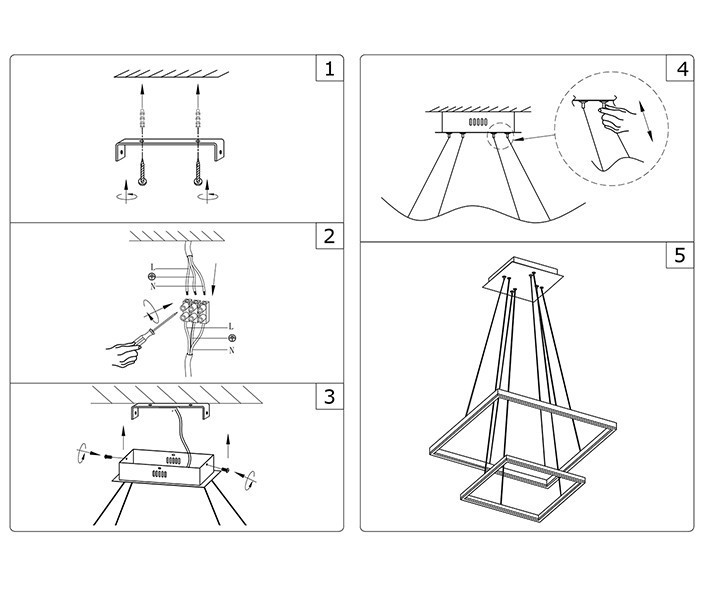 Подвесной светильник Kink Light АЛЬТИС 08227,19(4000K)