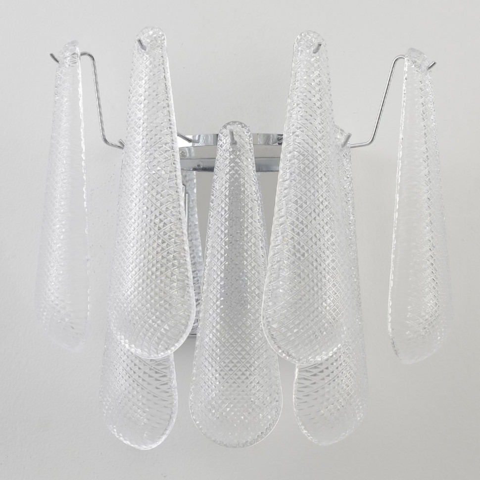 Настенный светильник Crystal Lux FONTAIN AP2 CHROME