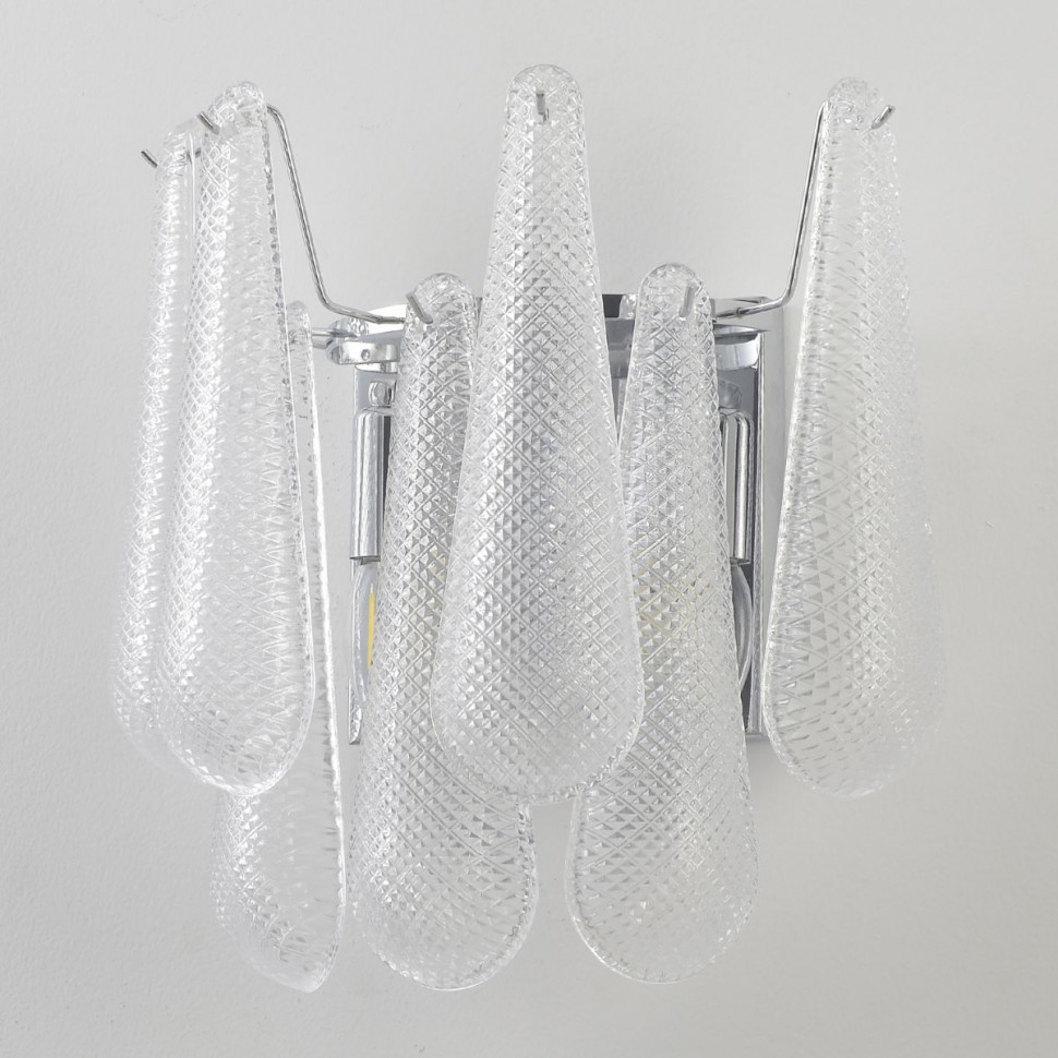 Настенный светильник Crystal Lux FONTAIN AP2 CHROME