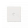 KRANZ Розетка ROUND компьютерная RJ45 кат6 с/у перламутр KR-78-0724-1
