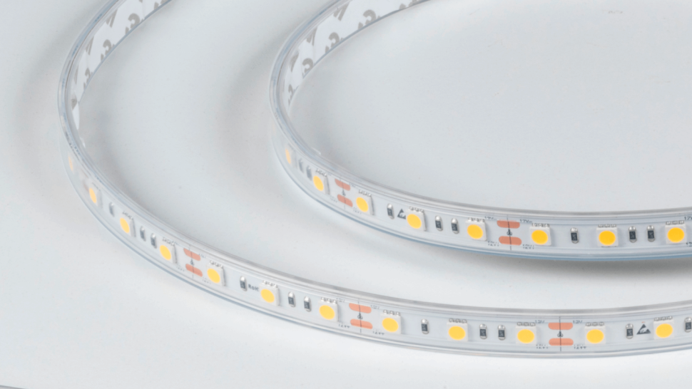  DesignLed Светодиодная лента LUX, 5050, 60 LED/м, 14,4 Вт/м, 12В, IP65, Нейтральный белый (4000K), DSG560-12-NW-65