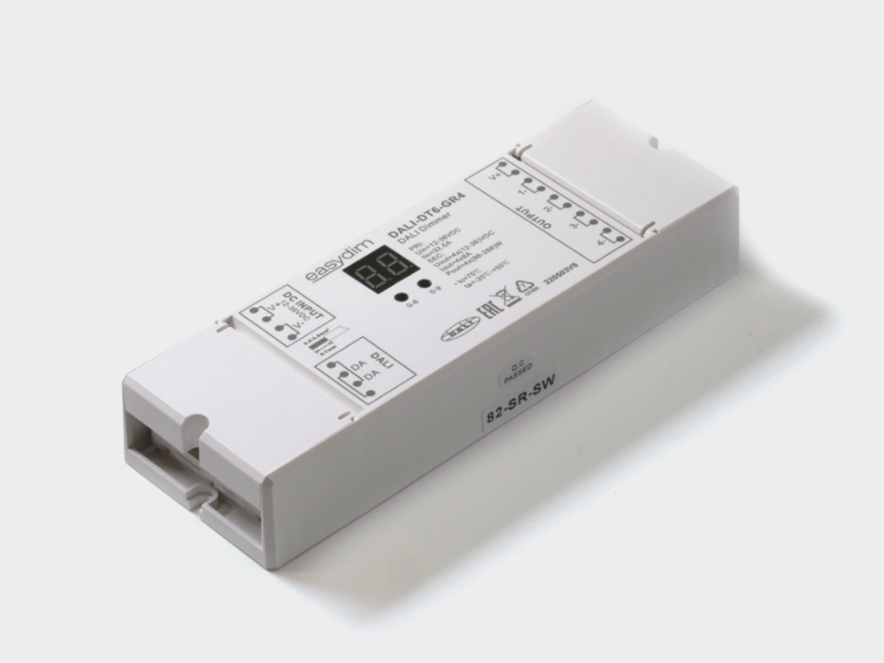  EasyDim Dali диммер универсальный для лент 4х8А, DALI-DT6-GR4