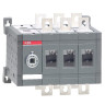 Рубильник реверсивный ABB OT160E03C 160А 3P на монтажной плате (без ручки управления и переходника) 1SCA022767R0030
