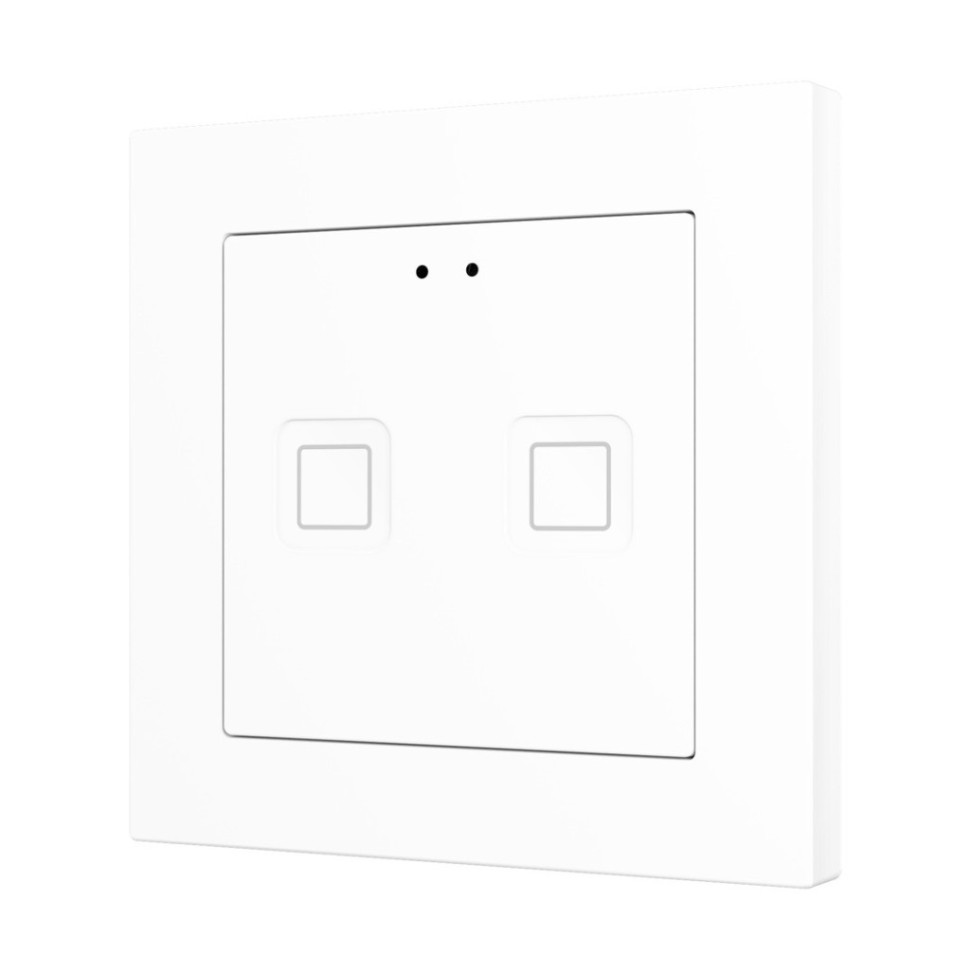 Выключатель сенсорный KNX, с подсветкой клавиш, 55х55мм Zennio Tecla 55 X1/X2/X4/X6