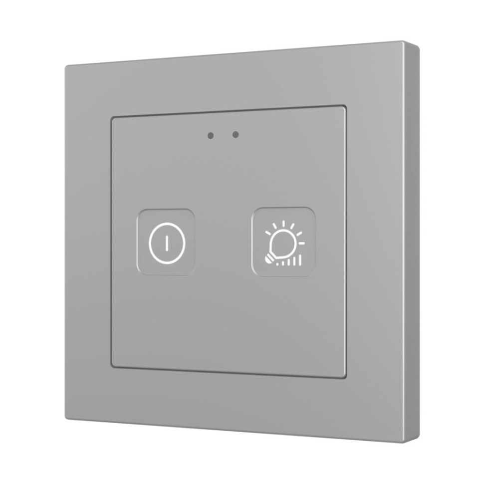Выключатель сенсорный KNX, с подсветкой клавиш, 55х55мм Zennio Tecla 55 X1/X2/X4/X6
