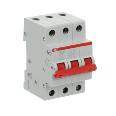Рубильник ABB SHD203/25 AC/DC 3P 25A 10кА 2CDD273111R0025