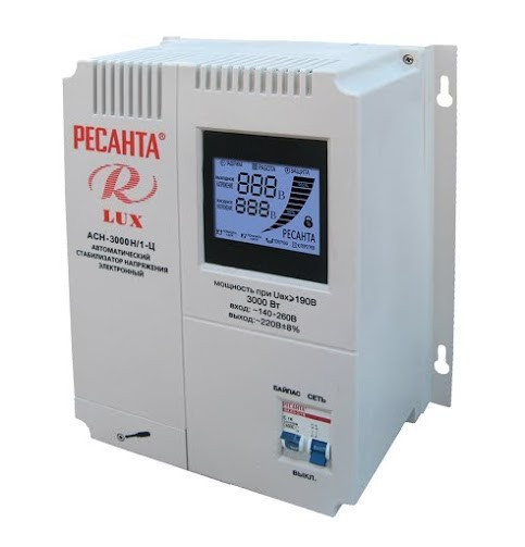 Стабилизатор АСН- 3 000Н/1-Ц Lux 63/6/21