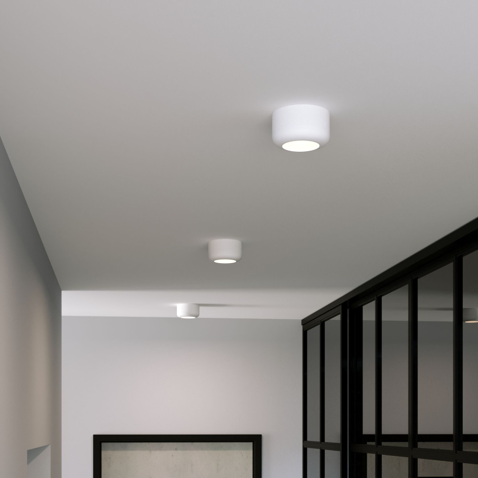 Светильник потолочный светодиодный 15W 4000K чёрный 25046/LED