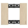 Рамка одинарная (2 мод) с суппортом немецкий стандарт Bticino Living Now золото
