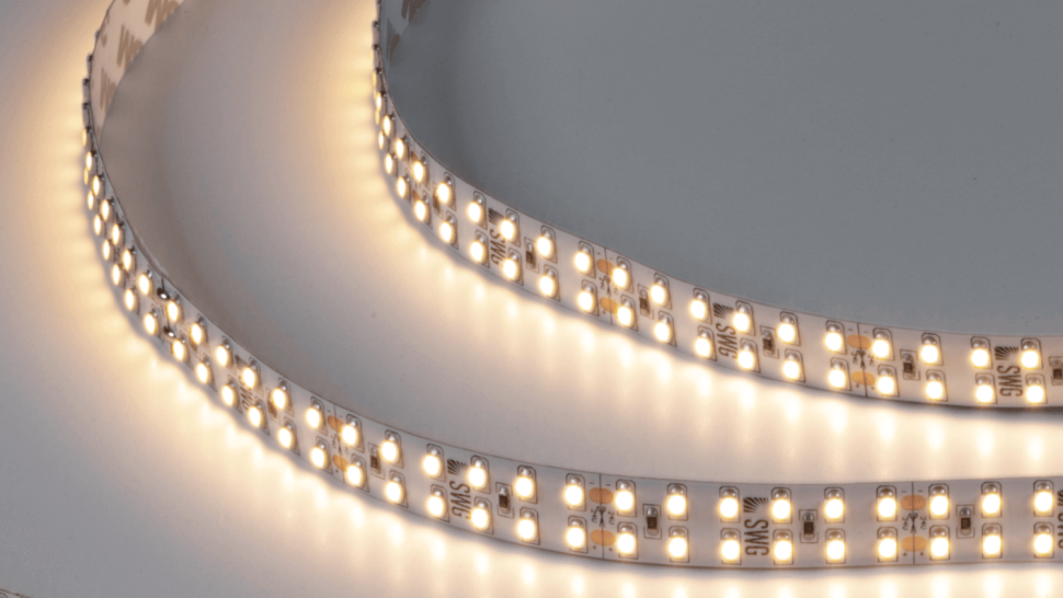  SWG Standard Светодиодная лента  3528, 240 LED/м, 19,2 Вт/м, 24В , IP20, Цвет: Теплый белый, SWG3240-24-19.2-WW-M