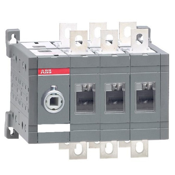 Рубильник реверсивный ABB OT250E03C 250А 3P на монтажной плате (без ручки управления и переходника) 1SCA022764R3060