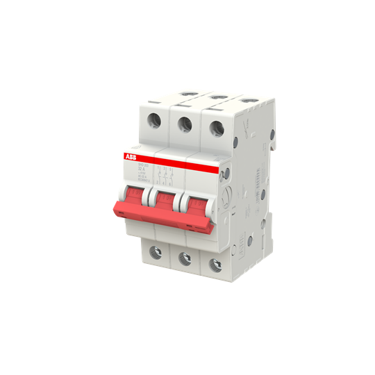 Рубильник ABB SHD203/32 AC/DC 3P 32A 10кА 2CDD273111R0032