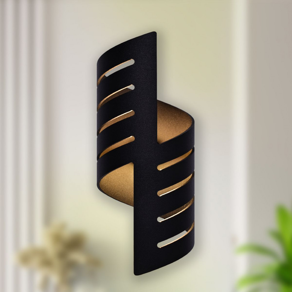 Настенный светильник Эра WL48 BK Б0059818