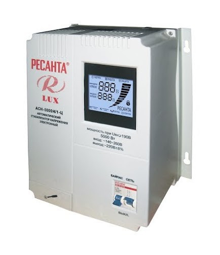 Стабилизатор АСН- 5 000 Н/1-Ц Lux 63/6/16