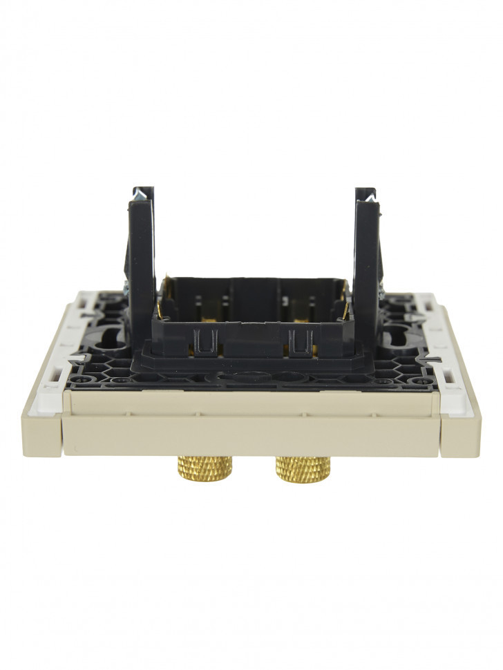 FORTE&PIANO Аудиорозетка 4-местная FP439 ваниль IEK