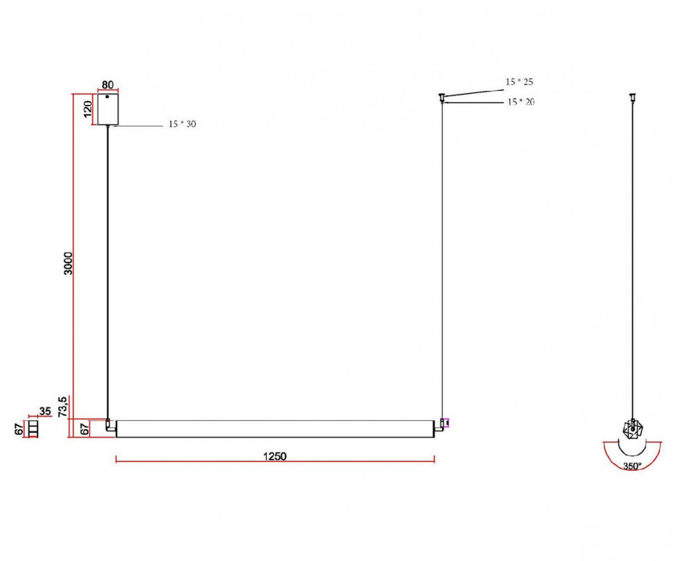 Подвесной светильник Kink Light Талия 08208-125,19