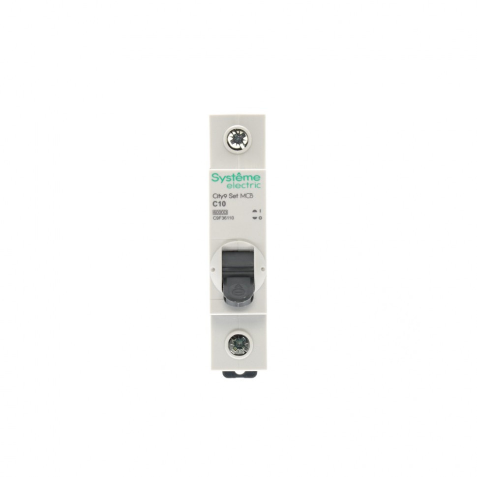 Автоматический выключатель (АВ) С 10А 1P 6kA 230В Systeme Electric City9 Set C9F36110