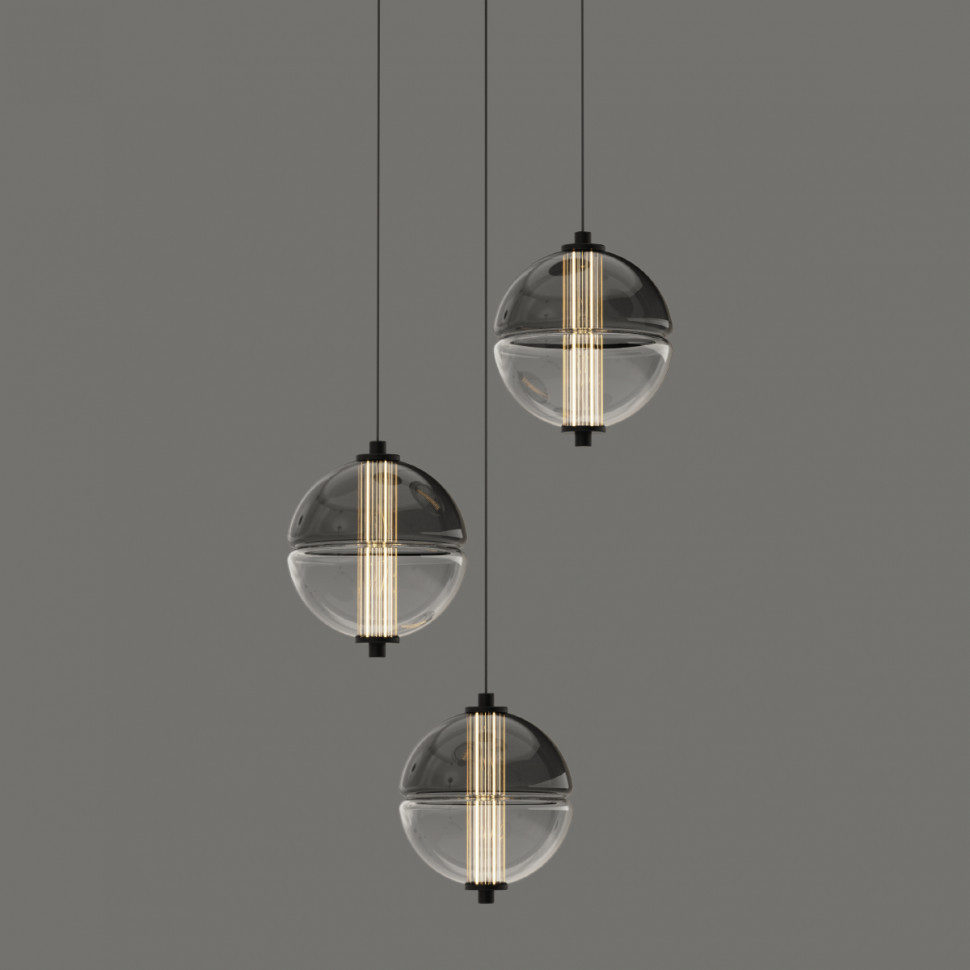 Подвесной светильник Delight Collection MD24022079-3A black/smoky