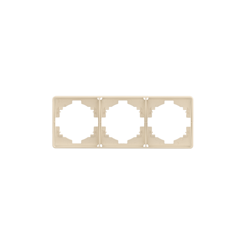 KRANZ Рамка ROUND 3-постовая шелк KR-78-0753-7