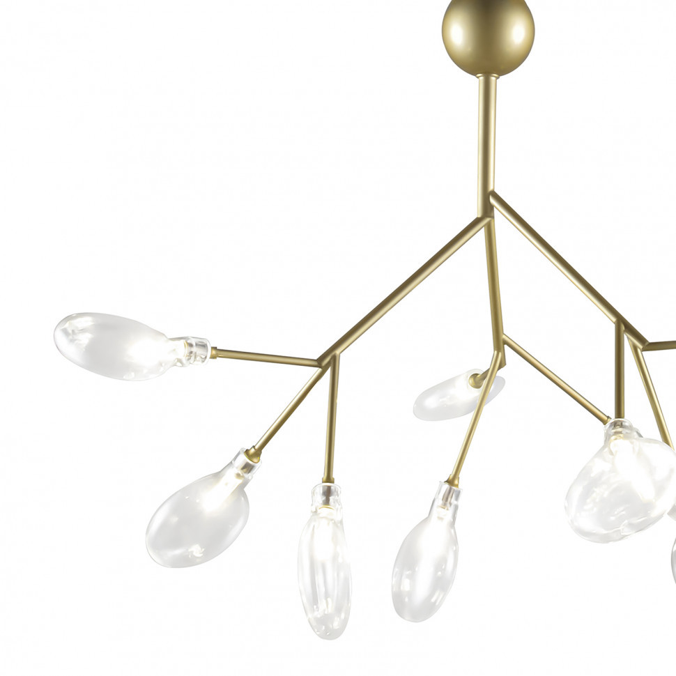 Подвесной светильник Natali Kovaltseva GRACE 75554/9С GOLD SATIN