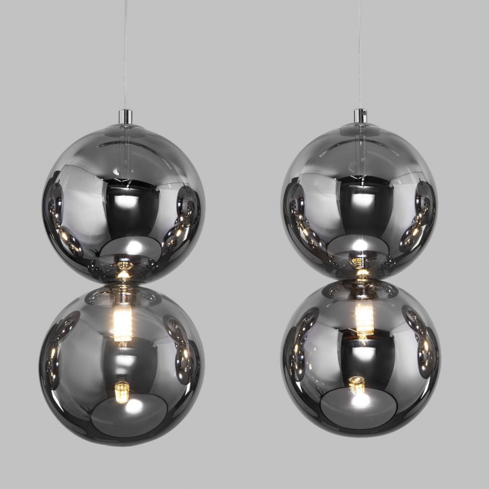 Подвесной светильник Eurosvet Selisa 50092/5 хром/дымчатый a060588