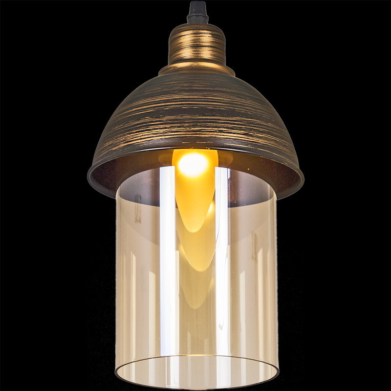 Подвесной светильник Reluce 03356-0.4-03 BK+GD