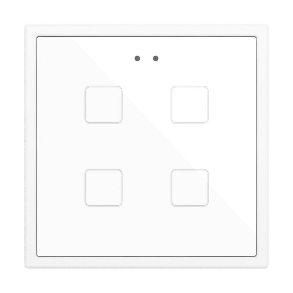 Выключатель сенсорный KNX, 70х70мм Zennio Flat 70
