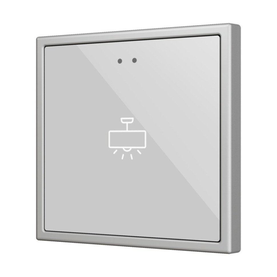 Выключатель сенсорный KNX, 70х70мм Zennio Flat 70