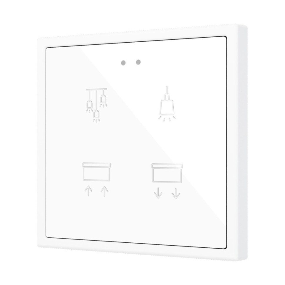 Выключатель сенсорный KNX, 70х70мм Zennio Flat 70