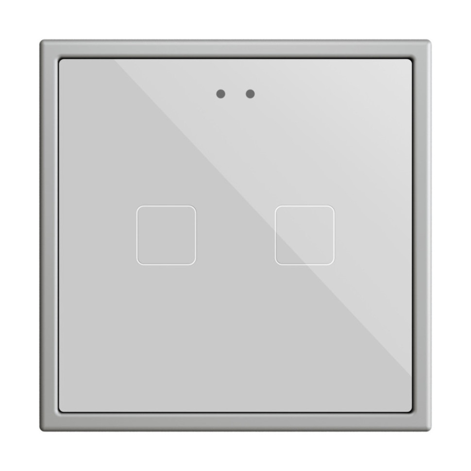 Выключатель сенсорный KNX, 70х70мм Zennio Flat 70