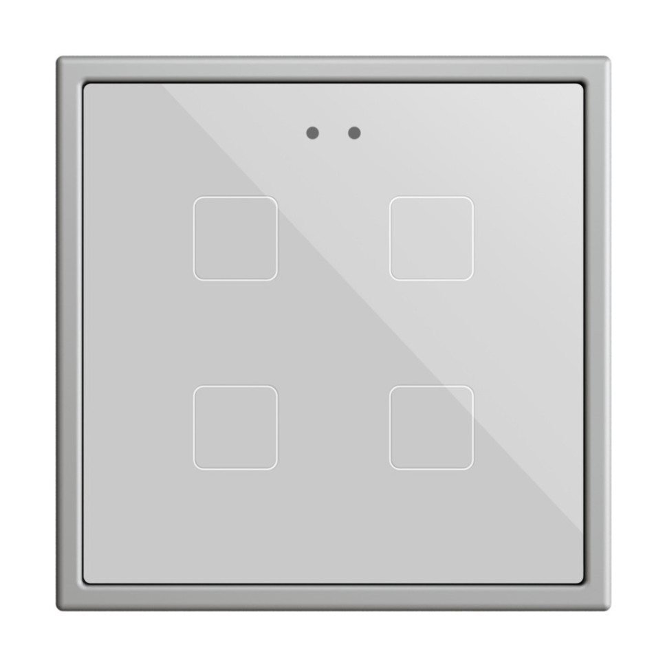 Выключатель сенсорный KNX, 70х70мм Zennio Flat 70