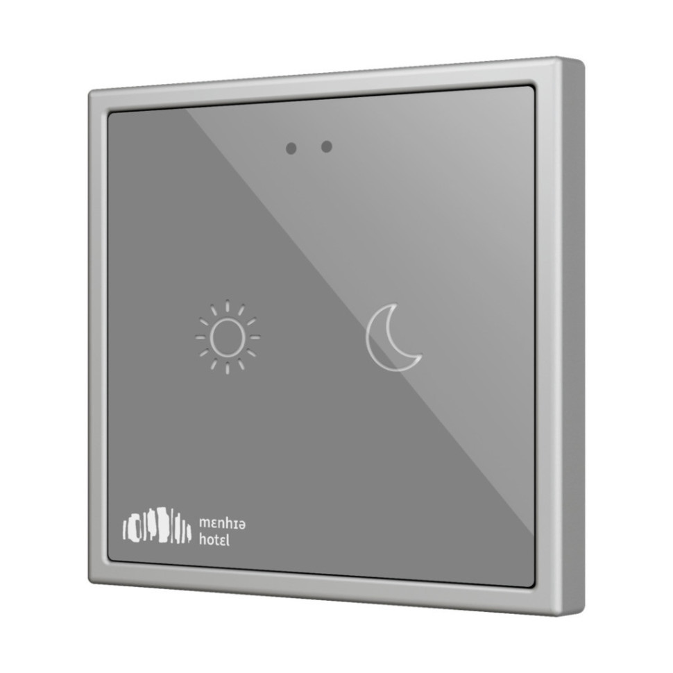 Выключатель сенсорный KNX, 70х70мм Zennio Flat 70