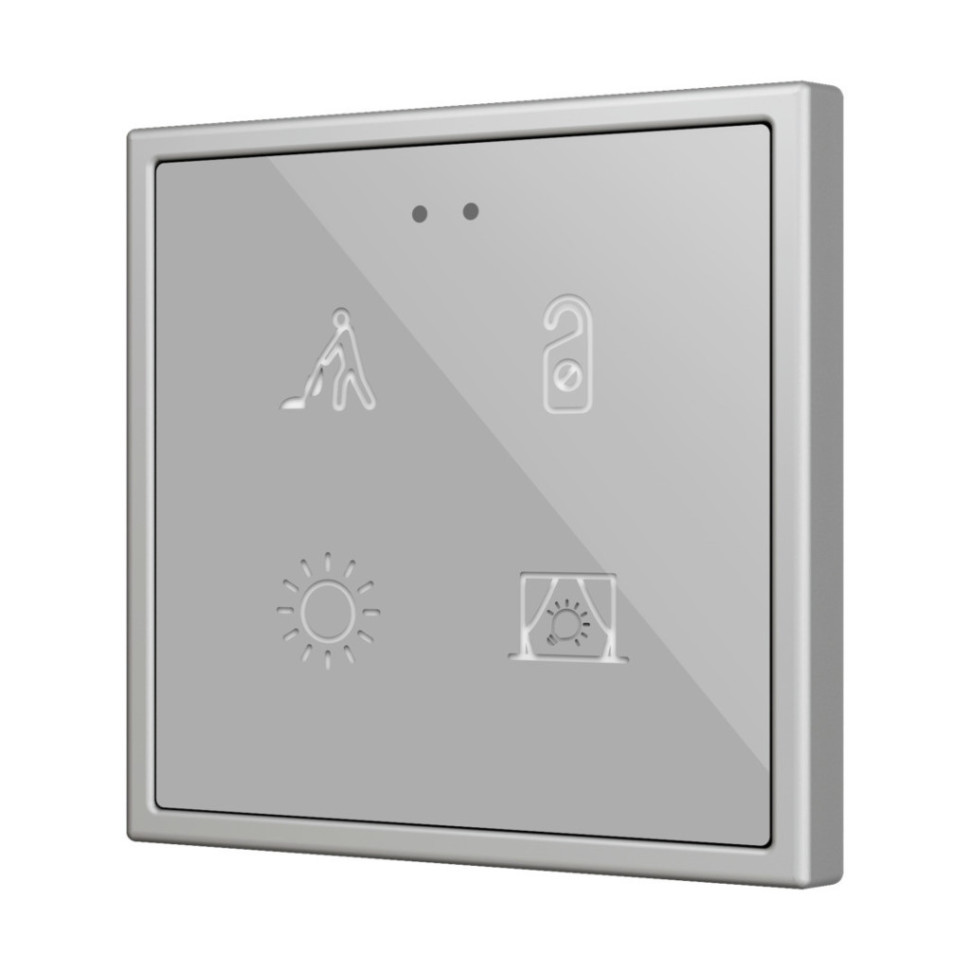 Выключатель сенсорный KNX, 70х70мм Zennio Flat 70