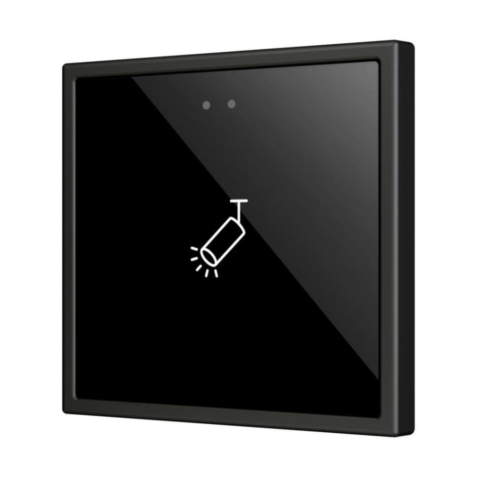 Выключатель сенсорный KNX, 70х70мм Zennio Flat 70