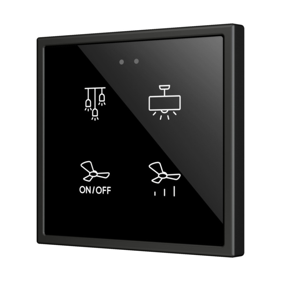 Выключатель сенсорный KNX, 70х70мм Zennio Flat 70